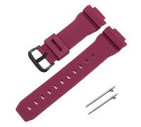 POYNMRE Correa de silicona de 16 mm compatible con Casio G-Shock DW5600 DW6900 G5600 G5700 GW-M5610 GW-5000 GM5610 GWX5600(Red black)