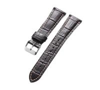 POYNMRE Correas de reloj 13 mm, 15, 16, 18, 19, 20, 21 y 22 Correa piel vacuno con hebilla acero. Brazalete for la muñeca(Coffee,15mm)