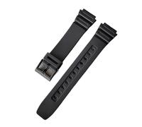 POYNMRE Correas de reloj silicona 18 mm compatibles con Casio F-91W, F105, F108, A158W, A168, AE1200 y AE1300. Correa deportiva resina goma resistente al agua for hombre