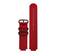 POYNMRE GBA-800 Correa de nailon compatible con Casio G-Shock GBA-800-1A GMA-B800 GA800 GA810 GA110 GBD-800 Pulsera deportiva modificada 16 mm(Red black)