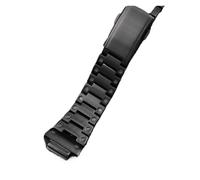 POYNMRE Kit de modificación DW5600 compatible con Casio 3229 DW-5600 5610, caja y correa metal for GW-M5610 GW-B5600, acero inoxidable(Black strap,5600mm)