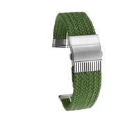 POYNMRE Nueva correa de lona de nailon modificada compatible con la serie Casio G-SHOCK DW-5600 DW5600 GW-B5600 GW-M5610 GA900 700 GA110 120 Correa de reloj deportiva(Olive green-silver)