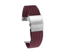 POYNMRE Nueva correa de lona de nailon modificada compatible con la serie Casio G-SHOCK DW-5600 DW5600 GW-B5600 GW-M5610 GA900 700 GA110 120 Correa de reloj deportiva(Cherry color-black)