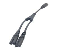 Poystng Cable de extensión de alimentación IEC320 a Conector C8 para televisores portátiles Cable Extensor de construcción Resistente Cable de alimentación para múltiples Dispositivos