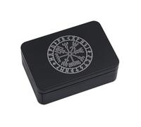 Poystng Caja de Almacenamiento Rectangular, pequeños organizadores de Almacenamiento, joyería, Llaves, Monedas, Cajas de contenedores, Cartas de Juego, Tarots, Lata de Transporte, Tarjetero, Funda de
