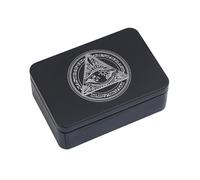 Poystng Caja de Almacenamiento Rectangular, pequeños organizadores de Almacenamiento, joyería, Llaves, Monedas, Cajas de contenedores, Cartas de Juego, Tarots, Lata de Transporte, Tarjetero, Funda de
