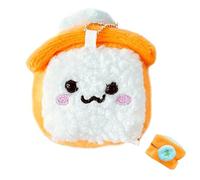Poystng Colgante de bolsa de sushi coleccionable, llavero de felpa, colgante para uso divertido y decorativo para entusiastas de los dibujos animados, accesorio de peluche con tema culinario