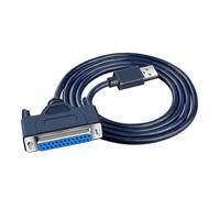 Poystng Convertidores de cable adaptador de impresora DB25 USB a paralelo 1248 con tornillos de para accesorios de impresora antiguos Conversión de USB a paralelo