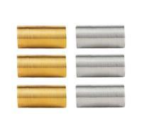 Poystng De 4/6 Alambre con Memoria de Adornos para Dedos Hechos a Mano Collar de aro de Metal de 20 mm de diámetro Kits de hallazgos de joyería Componentes para fabricación de Joyas