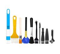 Poystng Juego de cepillos multifuncionales para Limpieza electrónica, Kits de cepillos Suaves para Muebles, Teclado de computadora, Impresora, Teclado para cámara de, Juego de cepillos para Quitar