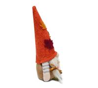 Poystng Muñeco de Peluche de gnomos de otoño de Temporada, artesanías de Tela Hechas a Mano, Decoraciones inspiradas en Hojas de otoño para estanterías de Manto, de gnomos de otoño