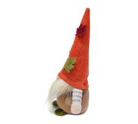 Poystng Muñeco de Peluche de gnomos de otoño de Temporada, artesanías de Tela Hechas a Mano, Decoraciones inspiradas en Hojas de otoño para estanterías de Manto, de gnomos de otoño