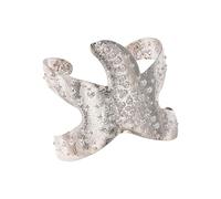 Poystng Pulsera Moderna de con diseño de Estrellas de mar para Mujer, con Elegante baño de Oro y Apertura Ajustable para Todos los tamaños de muñeca, Elegante Accesorio para la muñeca