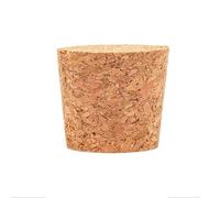 Poyuad 10 Tapones cónicos de Corcho de Madera, Sellado eficaz, Ideales para Manualidades con Botellas y Tapones para Botellas de Vino.,33x25x25mm