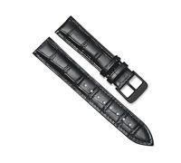 Poyuad Correa de cuero de 16 mm a 24 mm, universal para hombre y mujer, hebilla de acero, accesorios de repuesto ajustables.,14 mm
