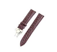 Poyuad Correa de reloj de cuero de 12-24 mm, elegante pulsera universal, accesorio ajustable e intercambiable.,16 mm