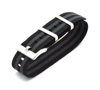 Poyuad Correa de reloj de nailon elástico unisex de 20 mm, 22 mm y 28 cm de longitud - Pulsera ajustable para deportes y uso diario,Vínculo,20mm