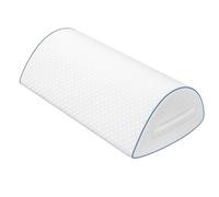 pozico Almohada para rodillas de lado - Almohada ergonómica para piernas con espuma viscoelástica - Cojín de apoyo para rodillas, piernas y espalda - Almohada cervical con lengüeta de transporte y