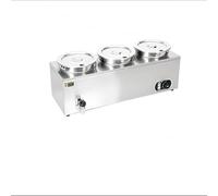 Pozo Comercial de la Salsa de la Sopa del Acero Inoxidable del Calentador de la Comida de la Marina Marie con el Control de la Temperatura 1500W 7L Pots para el Restaurante de Catering Buffet Sopa