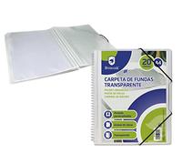 PP BISMARK CARPETA ESPIRAL 20 FUNDAS TRANSP.