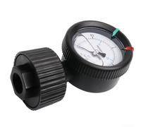 PP Diafragma Manómetro 57mm Diámetro 0 a 10kg Rango 2.5 Clase Precisión para Monitoreo de Aceite Aire y Medio Corrosivo (0-6KG)