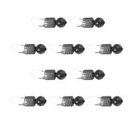PP Plastic Bait Feeder Cage 10pcs with Floating Design | Water-filled design keeps bait fresh, submerged attraction, float for visibility, 10-piece set, para versatile use
