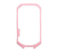 PP Plastic Bike Computer Case Semi-wrapped Protective Cover para Garmin 1050, Protector de esquina a prueba de golpes con puerto para ACCESS, rosa (rosa)
