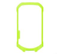 PP Plastic Bike Computer Case Semi-Wrapped Protective Cover para Garmin Edge 1050 | Absorción de impactos de esquina con puerto | Carcasa de unidad GPS de ciclismo (verde)