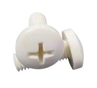 PP Polipropileno Plástico Phillips Tornillos de cabeza en cruz M2 M3 M4 M5 M6 M8 M10 (50,M8 x 1,25 x 20 mm)