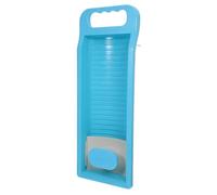 PP Tabla de Lavar a Mano Alargada Azul, Antideslizante Mini | Tabla de Lavar Pequeña, Lavadero Portatil, para Ropa Delicada y Niño Niña, Baño y Fregadero