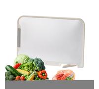 PP Tablas de corte inoxidables de doble cara: alfombrillas de picadura de cocina de servicio pesado, diseño sin deslizamiento para tallar carne, queso, pan, verduras, preparación de alimentos, cocción