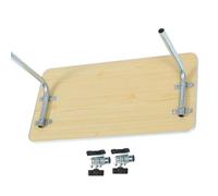 PP-Vic Bandeja De Madera Para Silla De Ruedas, Bandeja Universal Extraíble Para Regazo, Accesorio Portátil Para Comer, Leer Y Descansar. Se Adapta A La Mayoría De Los Reposabrazos De Sillas