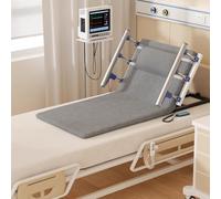 PP-Vic Cama Con Respaldo Elevable Eléctrico Ajustable, Silla Abdominal Con Control Remoto, Con Apoyabrazos Para Soporte Cervical Y Lumbar, Lavable A Máquina Para Soporte Lumbar,L 90cm gray