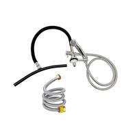 PP-Vic Dispositivo De Cascada De Spa De Agua Dedicado Para Lavabo De Champú, Cabezal De Ducha De Cascada De Spa, Tubo De Salida De Agua Ajustable De 360°, Accesorios De Cama De Champú De Ducha