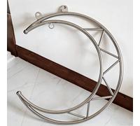 PP-Vic Equipo De Entrenamiento De Aro Aéreo De Primera Calidad: Aro De Yoga Aéreo De Media Luna De Un Solo Punto De Acero Inoxidable, Equipo Avanzado De Acrobacia Aérea De Circo Diseñado