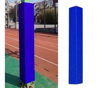 PP-Vic Fundas para Postes De Parachoques,Cubiertas De Seguridad para Postes,Protectores Postes De Garaje Cuadrados,Protectores De Postes De Sótano De 70,8 Pulgadas,BU 20x20cm(7.9x7.9in)