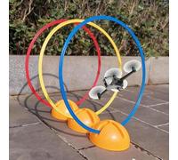 PP-Vic Kit De Entrenamiento De Obstáculos para Drones con 3 Puertas De Bucle Fáciles De Montar, Kit De Entrenamiento De Carreras Profesional con Control Remoto, Sistema De Puerta De Bucle,40cm
