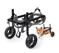 PP-Vic La Silla De Ruedas para Mascotas Es Liviana Y Ajustable, Ayuda para La Movilidad De Las Patas Traseras del Perro, Carrito De Movilidad para Perros Amputados,XXL