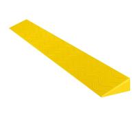 PP-Vic Rampa De Umbral Para Silla De Ruedas Con Superficie Antideslizante, Rampa De Entrada Para Silla De Ruedas, Rampa De Acera Para Baño, Rampa Para Silla De Ruedas Para El Hogar,Yellow w7×h1cm