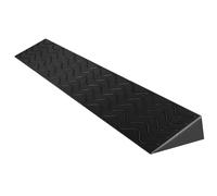 PP-Vic Rampa De Umbral Para Silla De Ruedas Con Superficie Antideslizante, Rampa De Entrada Para Silla De Ruedas, Rampa De Acera Para Baño, Rampa Para Silla De Ruedas Para El Hogar,Black w7×h1cm