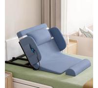 PP-Vic Respaldo De Cama Elevable Eléctrico Con Control Remoto,Ángulo De Elevación De 2 A 80° Y Rieles Plegables,Con Control Remoto, Capacidad De Carga De 330 Lbs,Para Soporte De Cuello,S blue