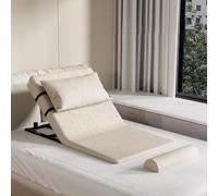 PP-Vic Respaldo De Cama Elevador Eléctrico Ajustable, Silla Con Respaldo Para Sentarse, Elevador Portátil Con Almohada, Adecuado Para Personas Mayores Para Levantar El Respaldo,S 90cm beige