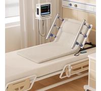 PP-Vic Respaldo Elevable Eléctrico Ajustable, Soporte Lumbar Del Paciente Ajustable De 0° A 80°, Con Reposabrazos Para Sentarse En La Cama, Silla Para Sentarse Con Control Remoto,L 75cm white