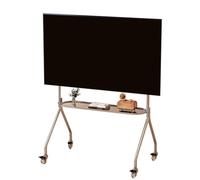 PP-Vic Soporte De TV Portátil con Ruedas para Televisores De 40 A 75 Pulgadas, Carrito De TV Móvil con Estante De Almacenamiento Y Ruedas con Bloqueo, Soporte De TV Universal,Crystal Wheel