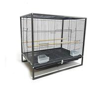 PP-Vic Un Gran Soporte De Juego para Aves, Equipado con Perchas De Madera, Comederos Y Bebederos, Que Ofrece Amplias Oportunidades De Enriquecimiento Y Actividad. Adecuado para Ninfas,BB