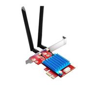 PpAaJK Adaptador de red inalámbrico WiFi 7 BE200 Receptor WiFi Band 2.4G/5.8G/6GHz 8774Mbps Tarjeta WiFi para Win 10 11 Linux