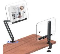 PpAaJK Librería con abrazadera de escritorio para la lectura, diseño ergonómico, altura ajustable hasta 20 pulgadas con base giratoria porta libros de cocina A