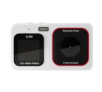 PpAaJK Mini cámara digital para niños 2,5 K HD 72 MP doble pantalla de alta definición Pixel cámara Zoom 16X cámaras monoculares con MP3 D