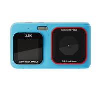 PpAaJK Mini cámara digital para niños 2.5K HD 72MP Doble Pantalla Cámara Pixel de alta definición Zoom 16X Cámaras Monoculares con MP3 A