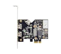 PpAaJK Tarjeta Controladora PCI Express PCI-e X1 A 3 Puertos 1394B Tarjeta Aditiva para FireWire 800 IEEE 1394 B 2+1 Captura Video Cámara